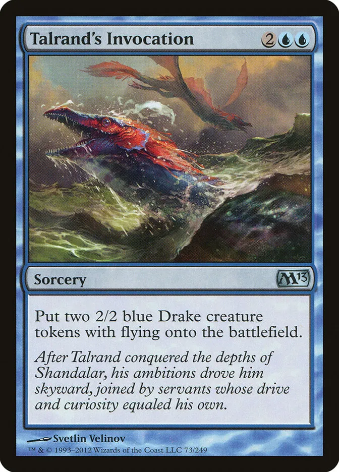 2012 Magic 2013 Talrand's Invocation uncommon #73 uncommon card image