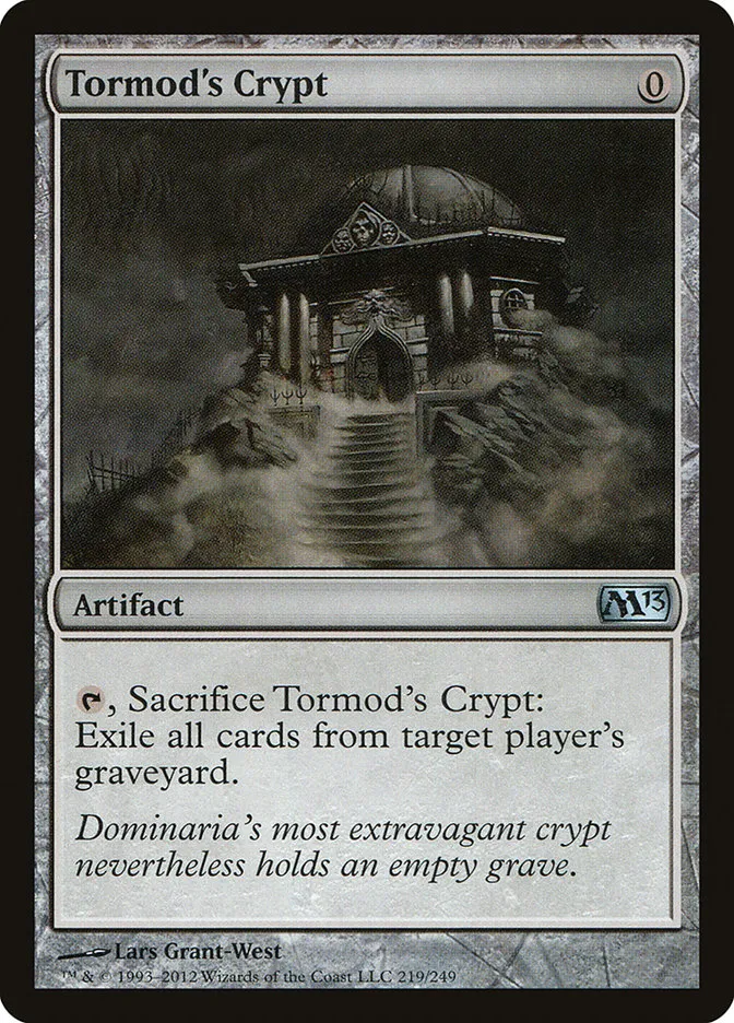 2012 Magic 2013 Tormod's Crypt uncommon #219 uncommon card image