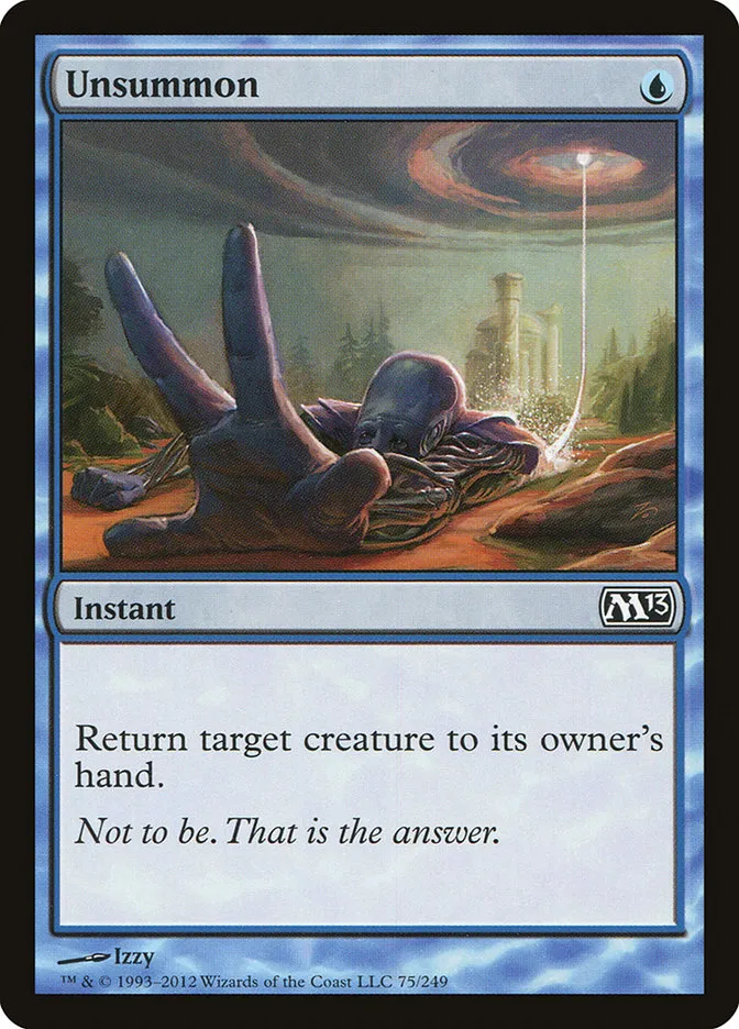 2012 Magic 2013 Unsummon common #75 common card image