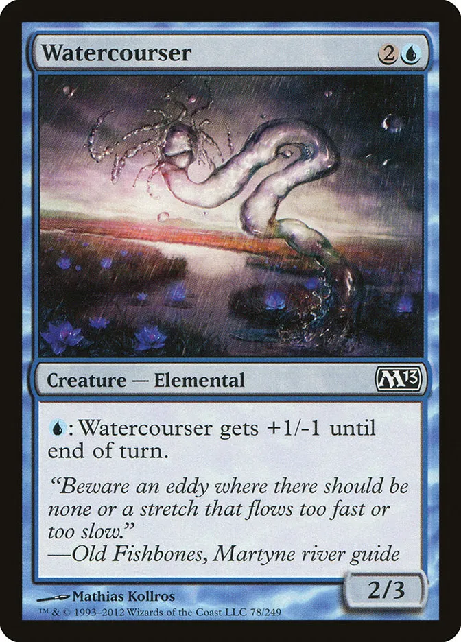 2012 Magic 2013 Watercourser common #78 common card image