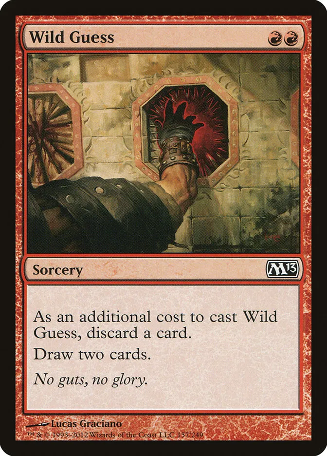 2012 Magic 2013 Wild Guess common #157 common card image