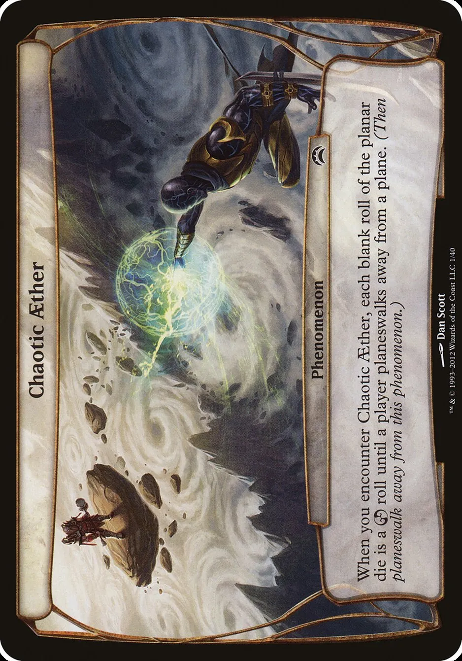 2012 Planechase 2012 Planes Chaotic Aether common #1 common card image