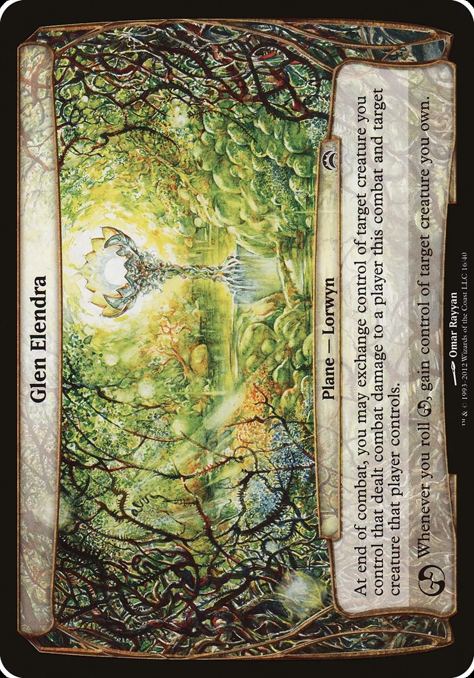2012 Planechase 2012 Planes Glen Elendra common #16 common card image