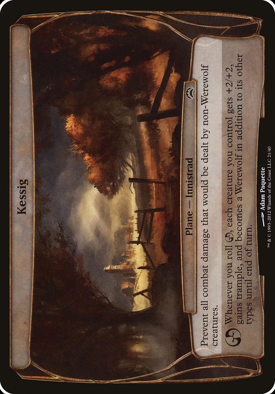 2012 Planechase 2012 Planes Kessig common #21 common card image