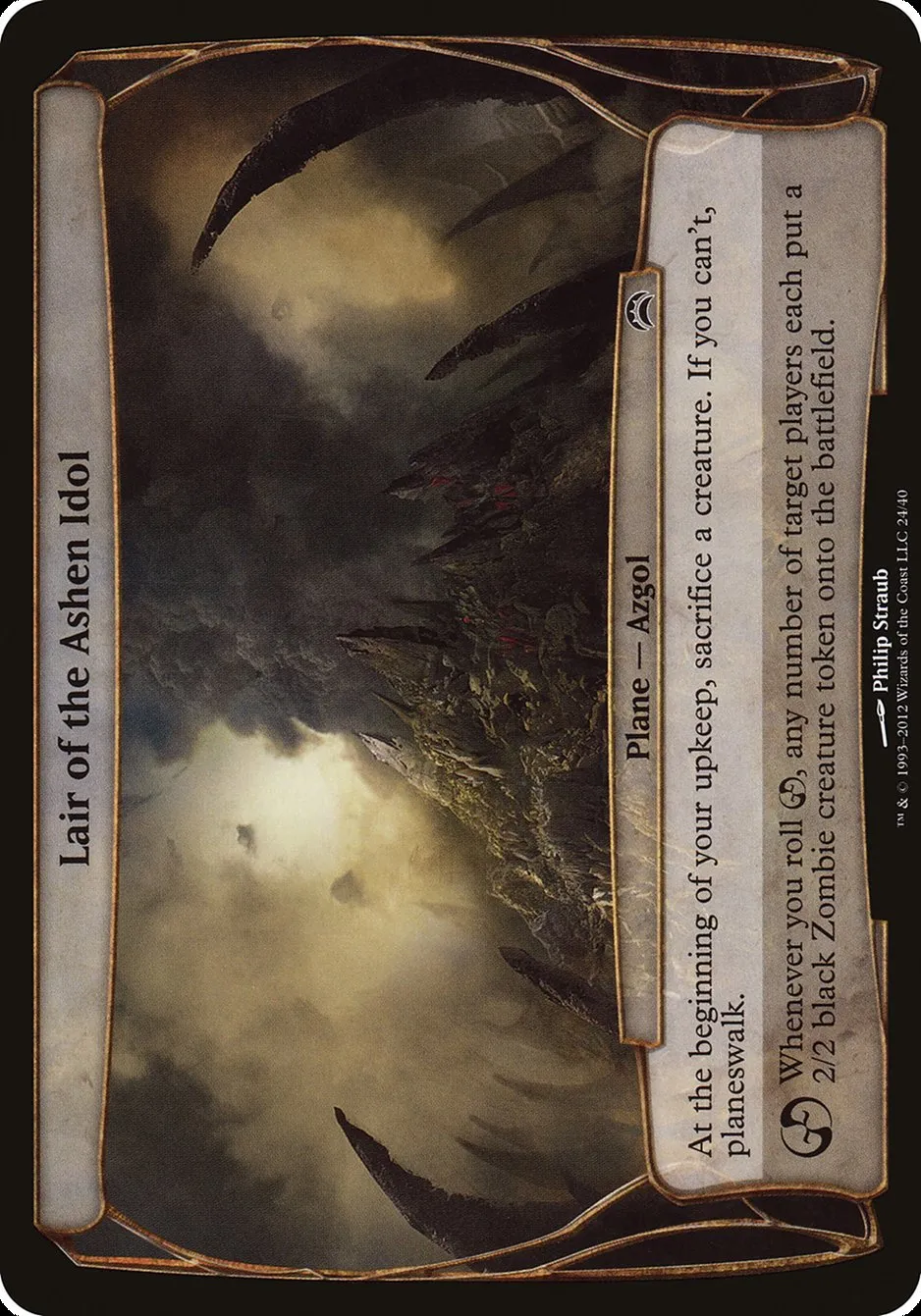 2012 Planechase 2012 Planes Lair of the Ashen Idol #24 common card image