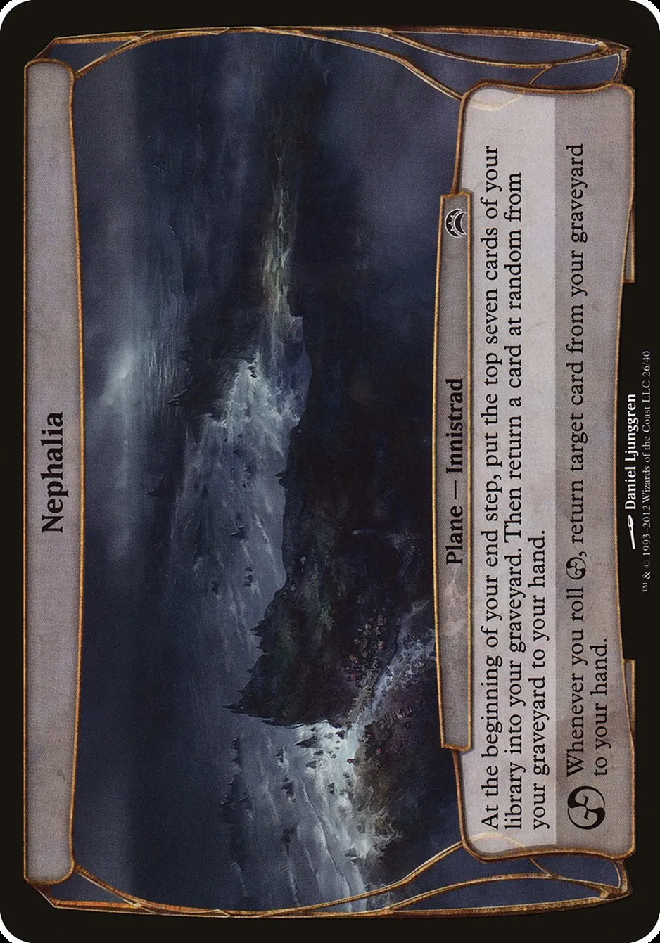 2012 Planechase 2012 Planes Nephalia common #26 common card image