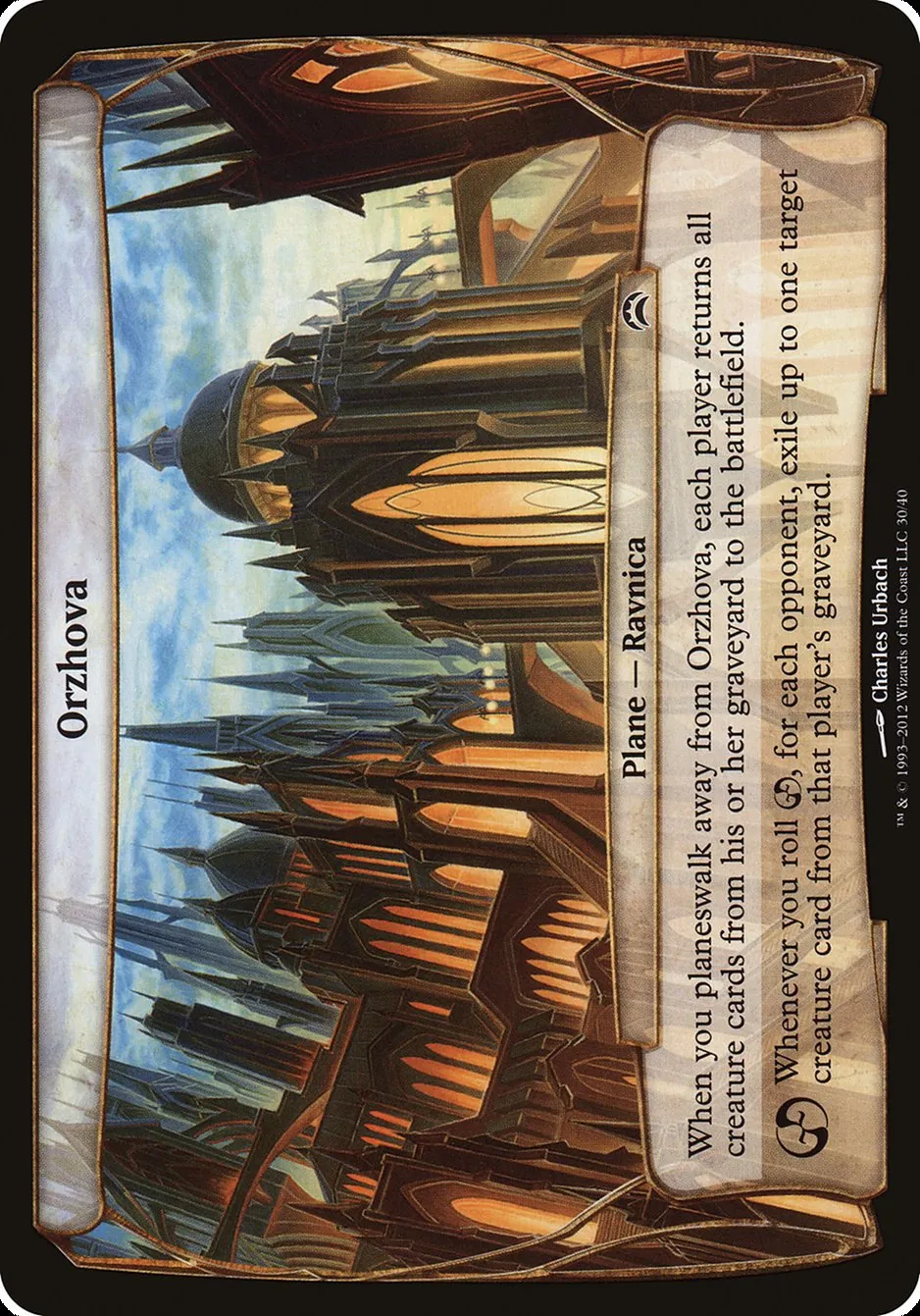2012 Planechase 2012 Planes Orzhova common #30 common card image
