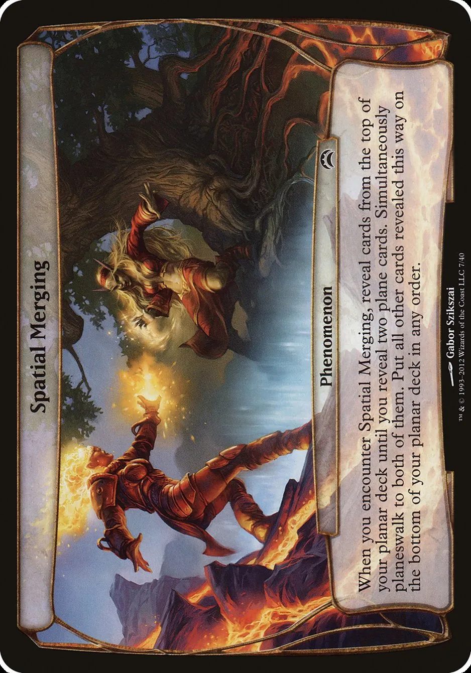 2012 Planechase 2012 Planes Spatial Merging common #7 common card image