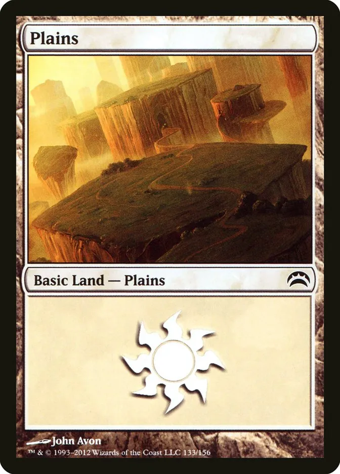 2012 Planechase 2012 Plains common #133 common card image