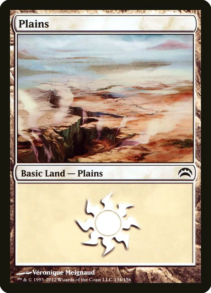 2012 Planechase 2012 Plains common #134 common card image