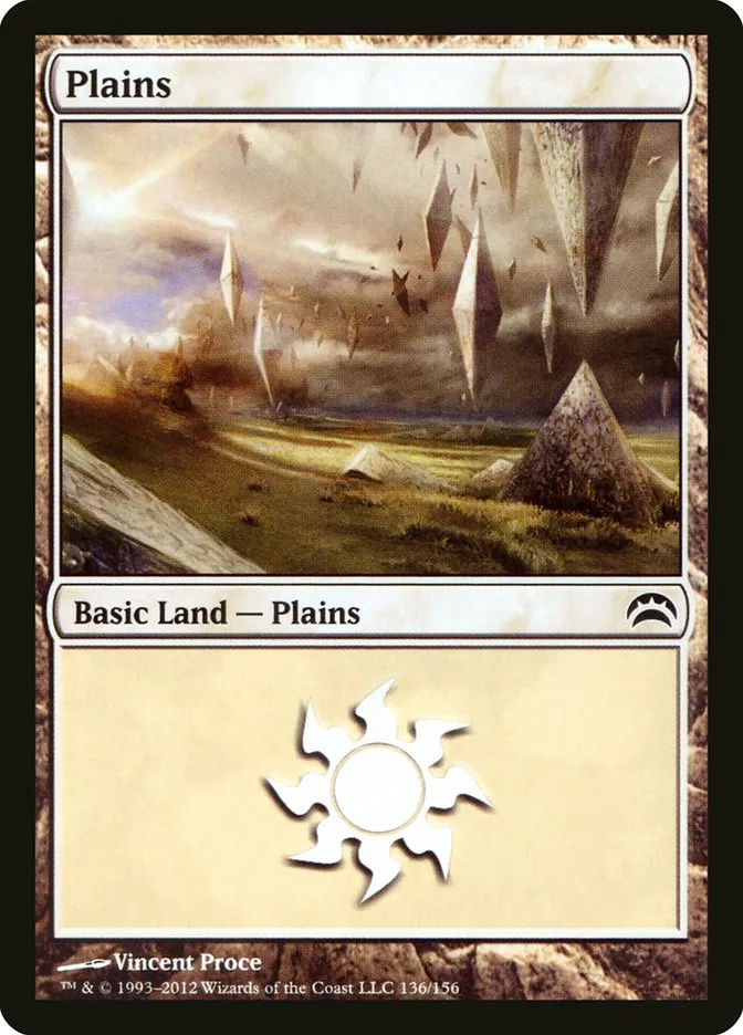 2012 Planechase 2012 Plains common #136 common card image