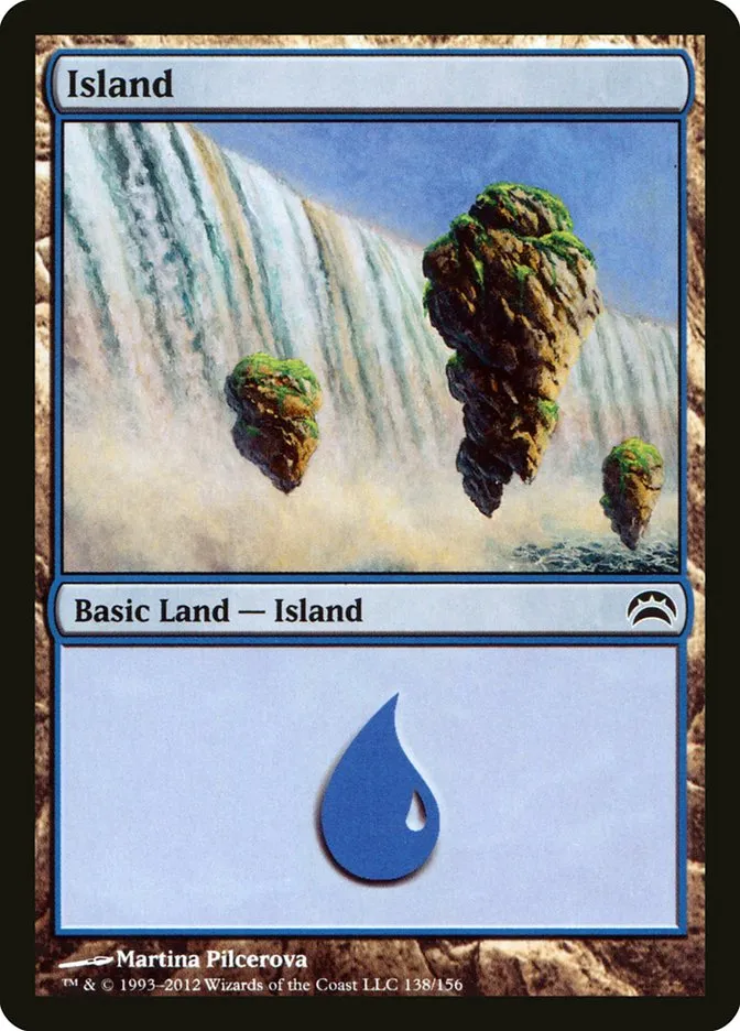 2012 Planechase 2012 Island common #138 common card image