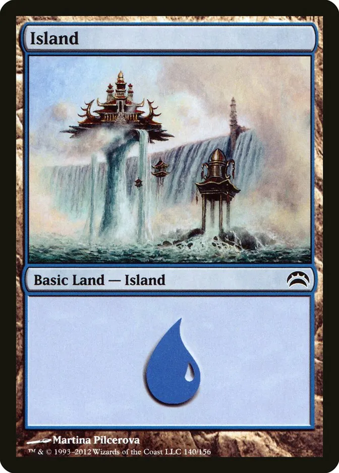 2012 Planechase 2012 Island common #140 common card image