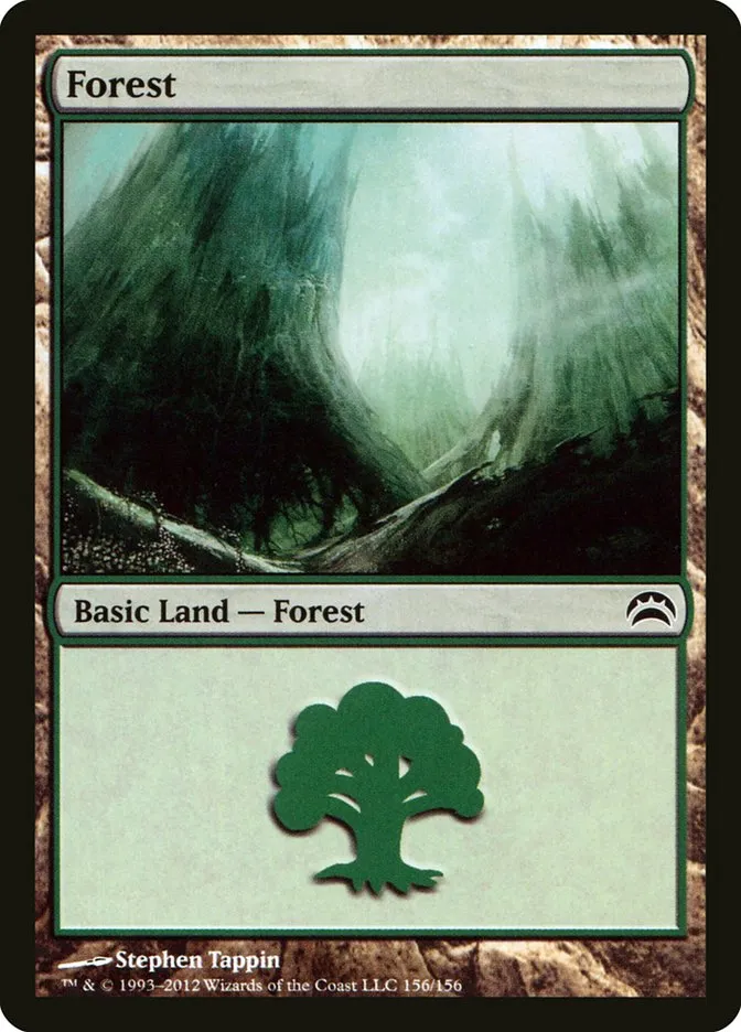2012 Planechase 2012 Forest common #156 common card image