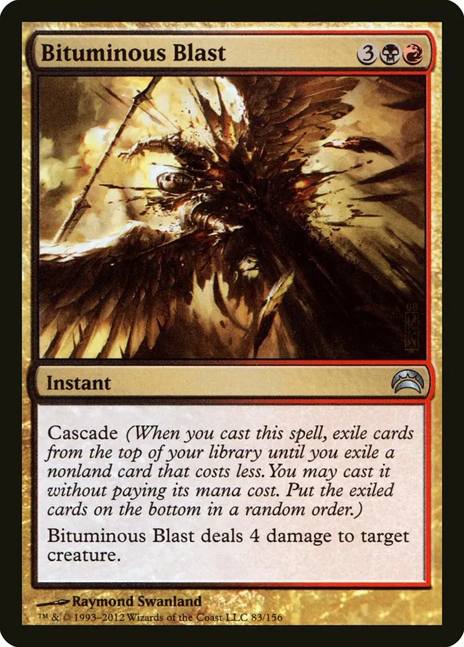 2012 Planechase 2012 Bituminous Blast uncommon #83 uncommon card image