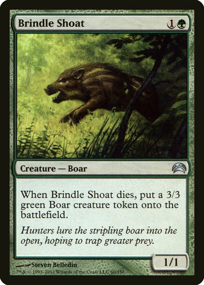 2012 Planechase 2012 Brindle Shoat uncommon #60 uncommon card image