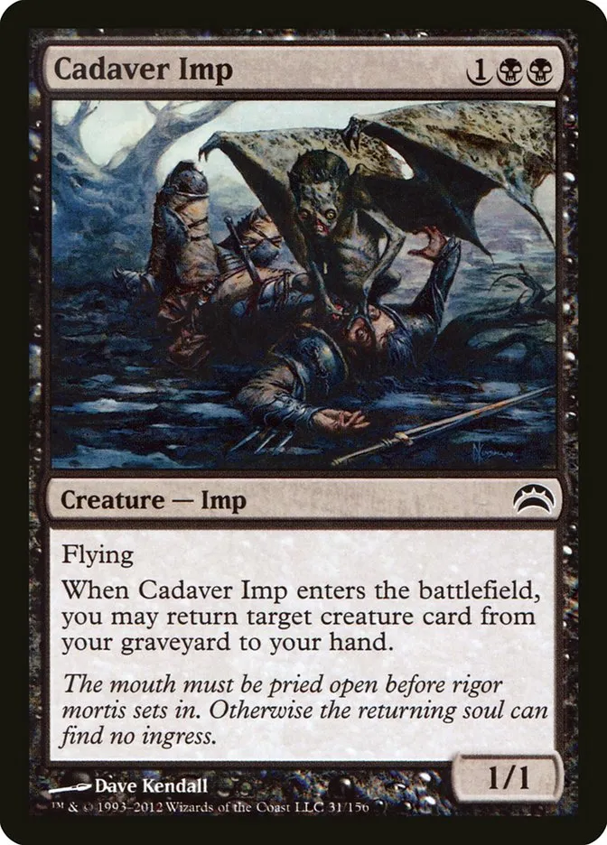 2012 Planechase 2012 Cadaver Imp common #31 common card image