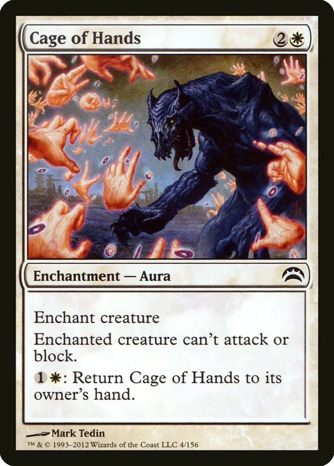 2012 Planechase 2012 Cage of Hands #4 common card image