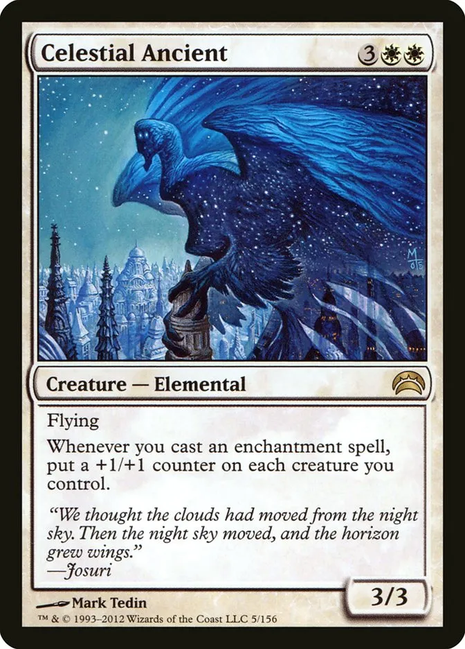 2012 Planechase 2012 Celestial Ancient rare #5 rare card image