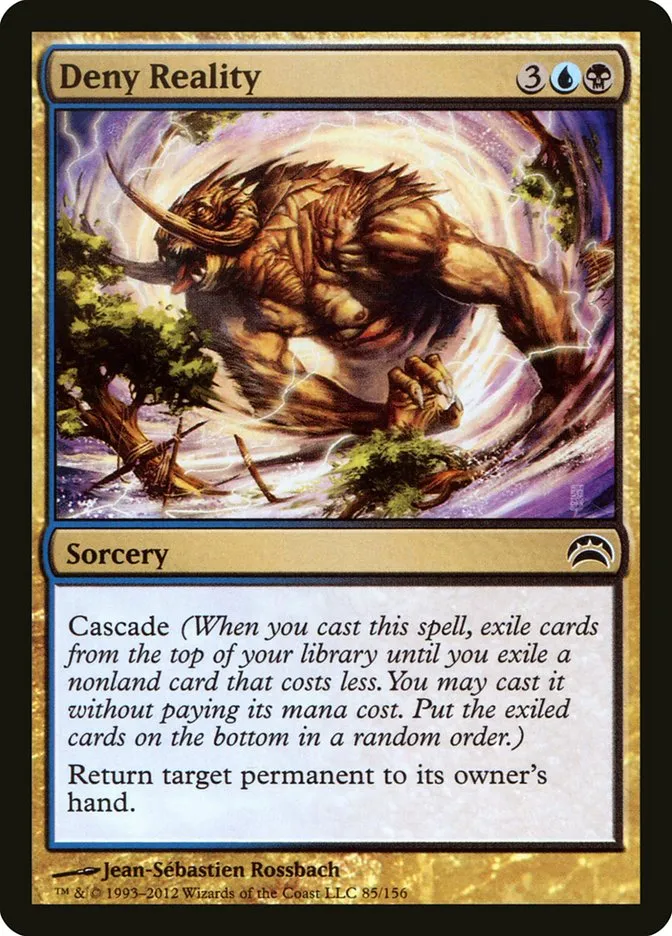 2012 Planechase 2012 Deny Reality common #85 common card image