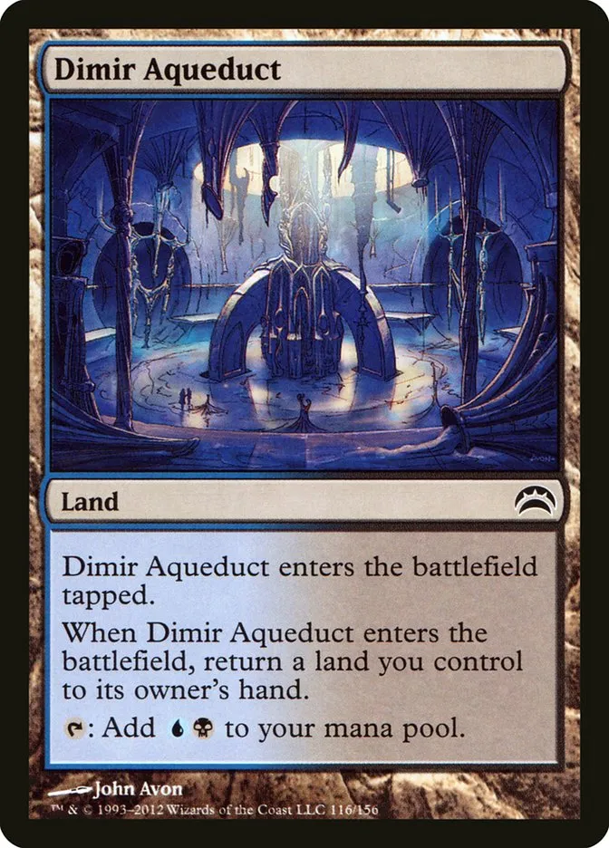 2012 Planechase 2012 Dimir Aqueduct common #116 common card image