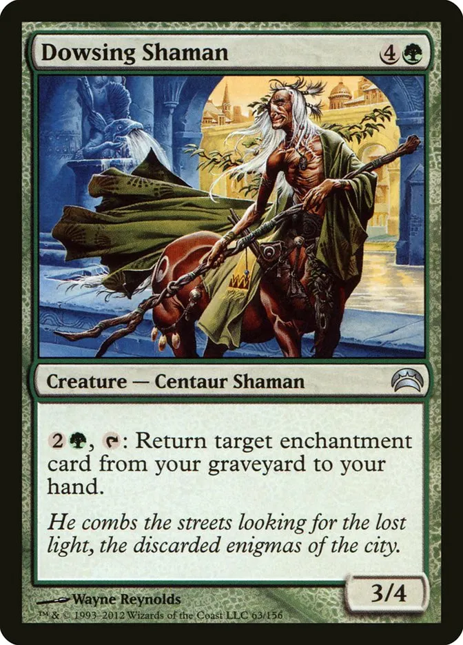 2012 Planechase 2012 Dowsing Shaman uncommon #63 uncommon card image