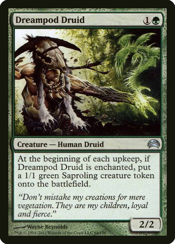 2012 Planechase 2012 Dreampod Druid uncommon #64 uncommon card image