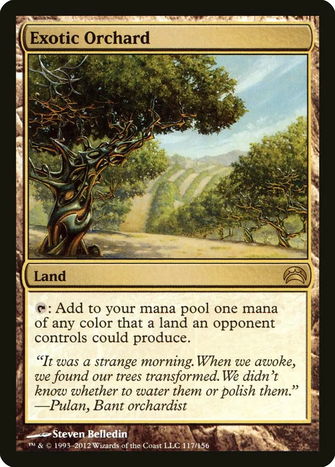 2012 Planechase 2012 Exotic Orchard #117 rare card image