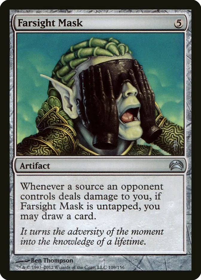 2012 Planechase 2012 Farsight Mask uncommon #109 uncommon card image
