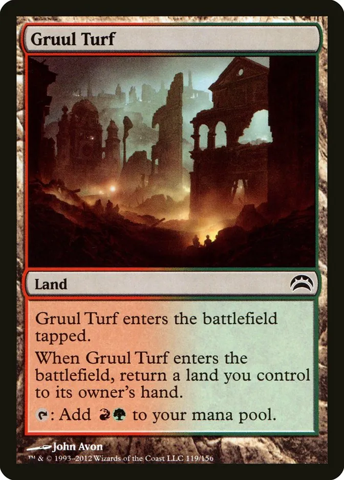 2012 Planechase 2012 Gruul Turf common #119 common card image