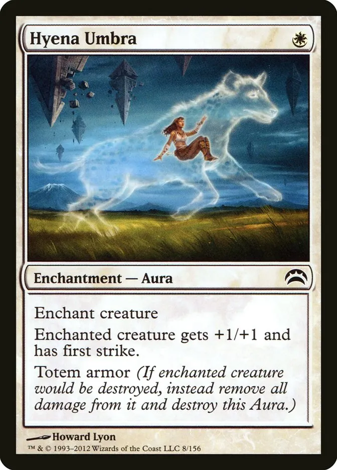 2012 Planechase 2012 Hyena Umbra common #8 common card image