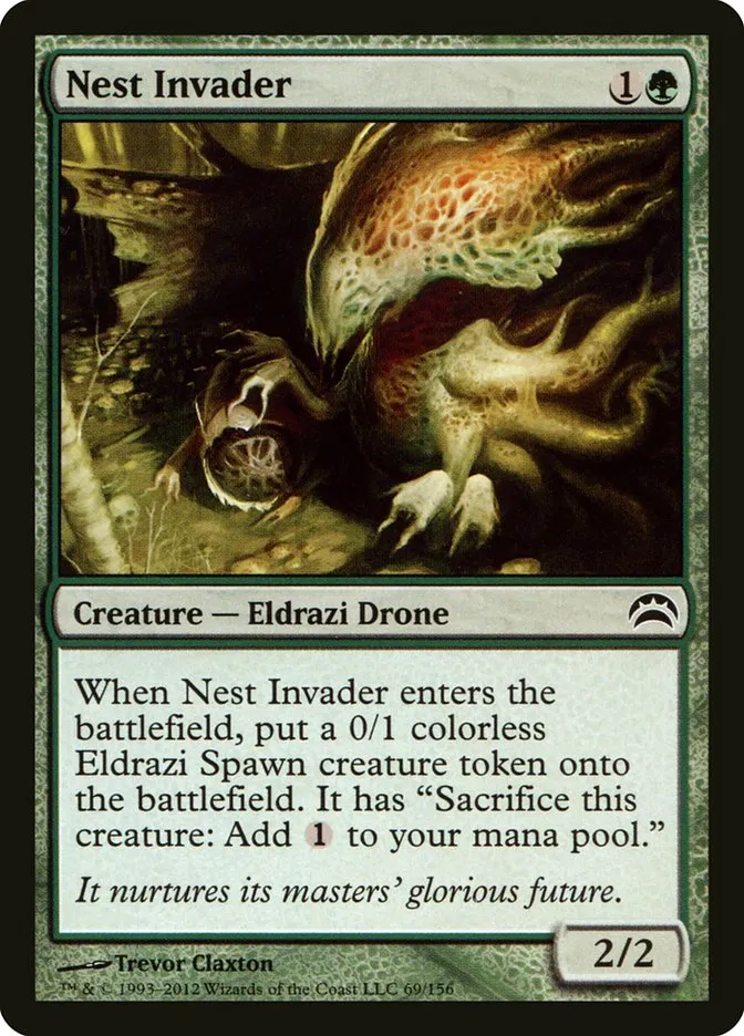 2012 Planechase 2012 Nest Invader common #69 common card image