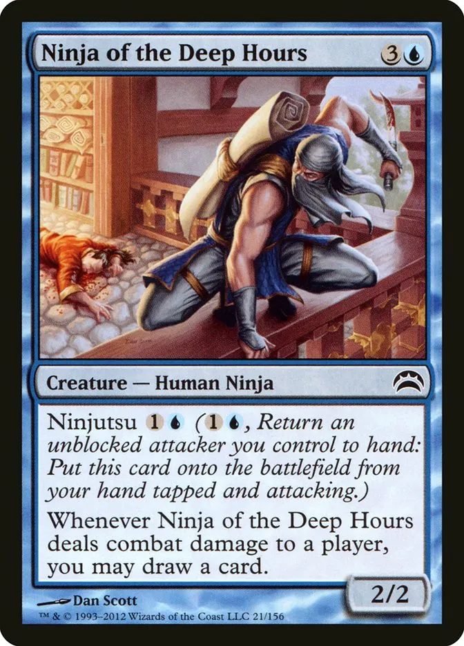2012 Planechase 2012 Ninja of the Deep Hours #21 common card image