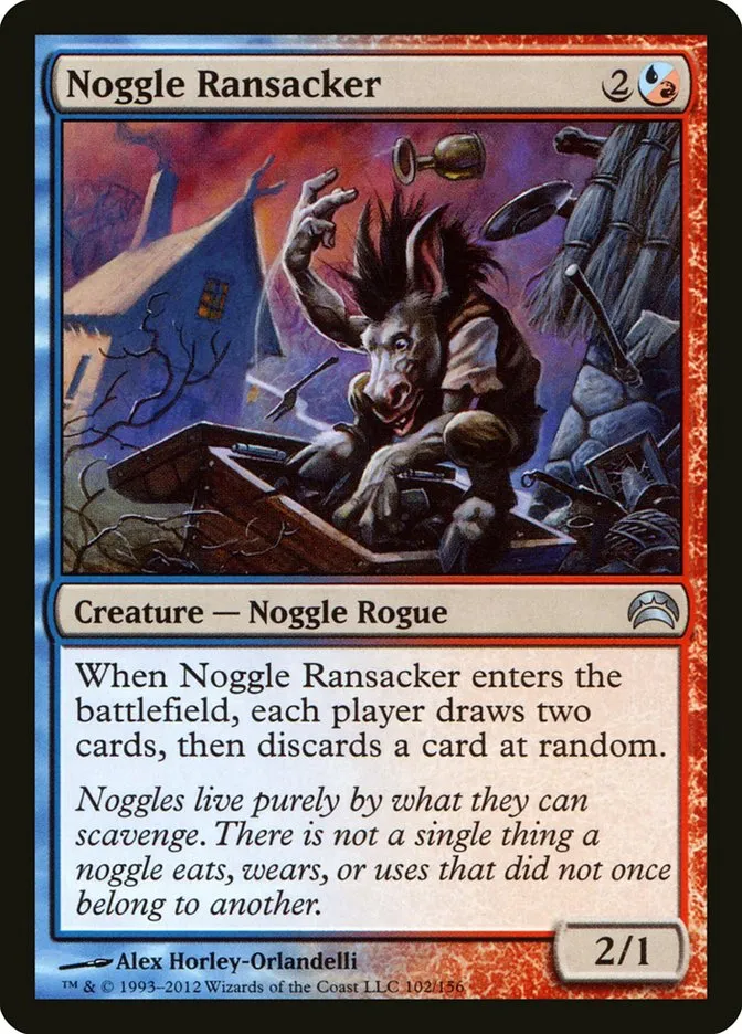 2012 Planechase 2012 Noggle Ransacker uncommon #102 uncommon card image