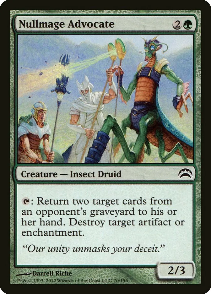 2012 Planechase 2012 Nullmage Advocate common #70 common card image