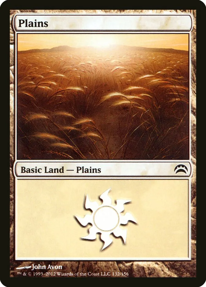 2012 Planechase 2012 Plains common #132 common card image