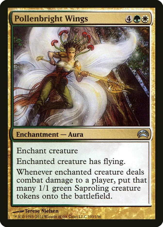 2012 Planechase 2012 Pollenbright Wings uncommon #103 uncommon card image