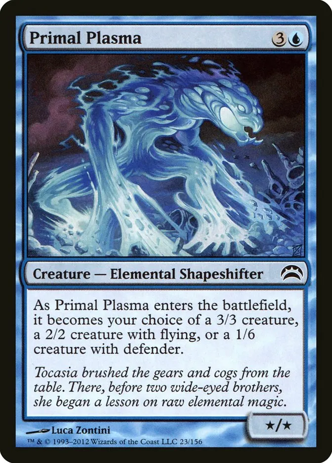 2012 Planechase 2012 Primal Plasma common #23 common card image