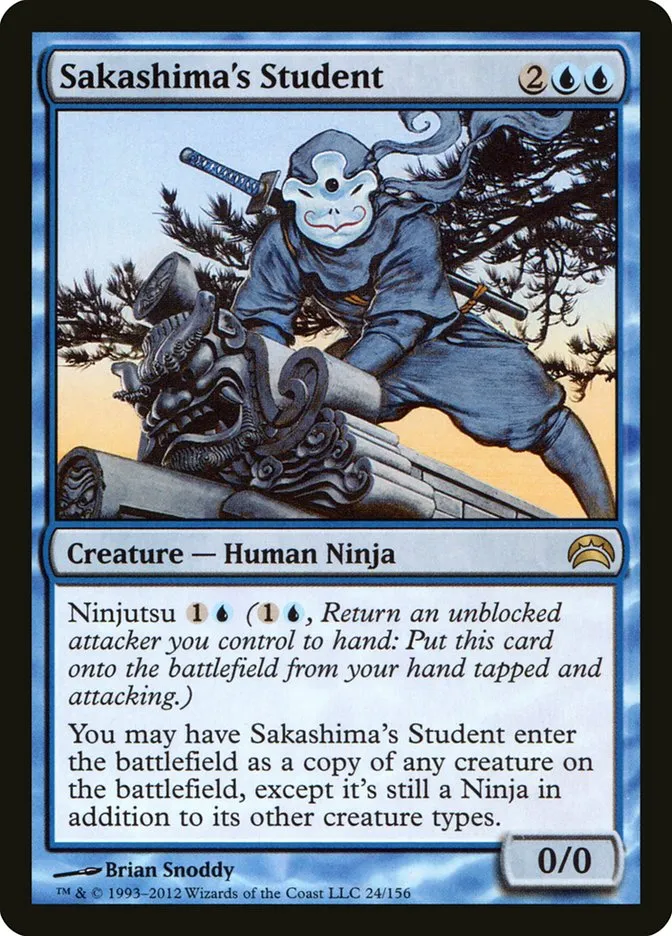 2012 Planechase 2012 Sakashima's Student rare #24 rare card image