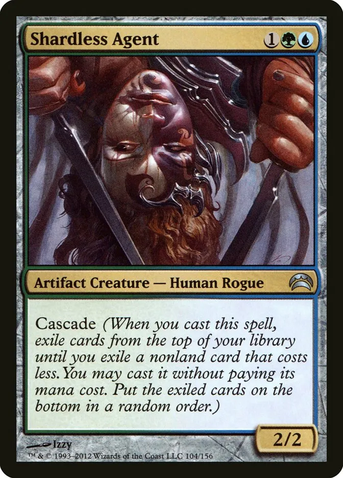 2012 Planechase 2012 Shardless Agent uncommon #104 uncommon card image