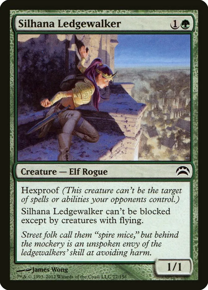 2012 Planechase 2012 Silhana Ledgewalker common #77 common card image