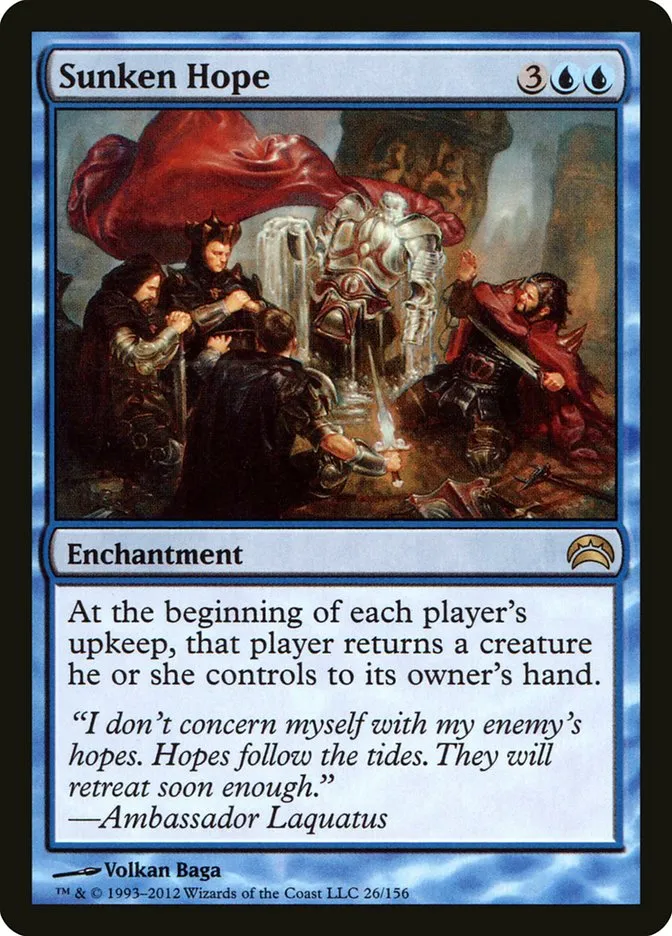 2012 Planechase 2012 Sunken Hope #26 rare card image