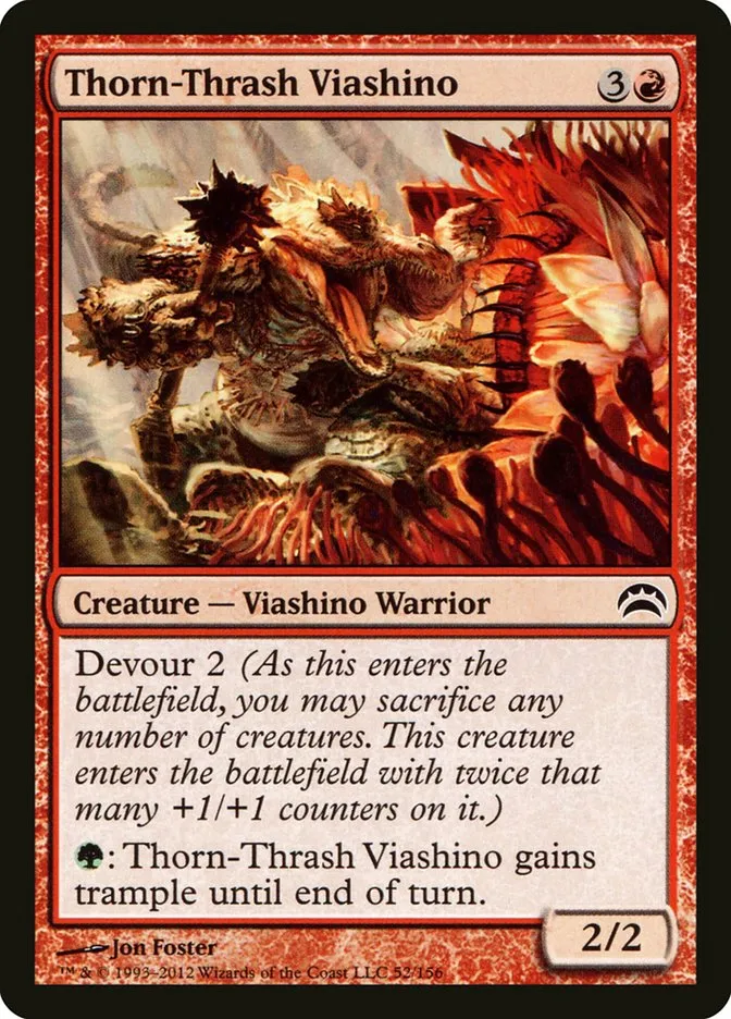 2012 Planechase 2012 Thorn-Thrash Viashino common #52 common card image