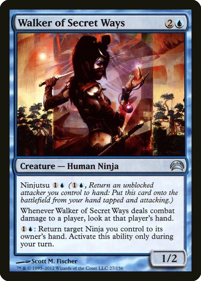 2012 Planechase 2012 Walker of Secret Ways #27 uncommon card image