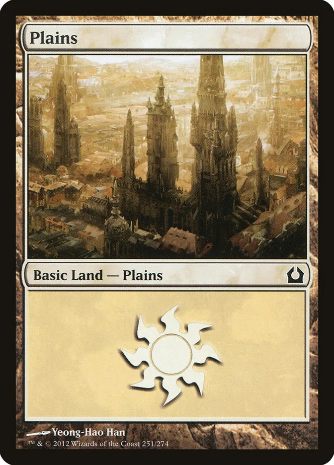 2012 Return to Ravnica Plains common #251 common card image