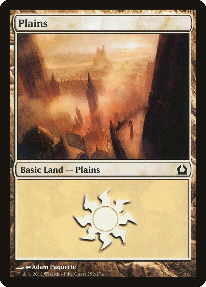 2012 Return to Ravnica Plains common #252 common card image