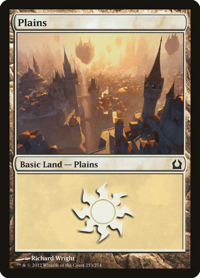 2012 Return to Ravnica Plains common #253 common card image