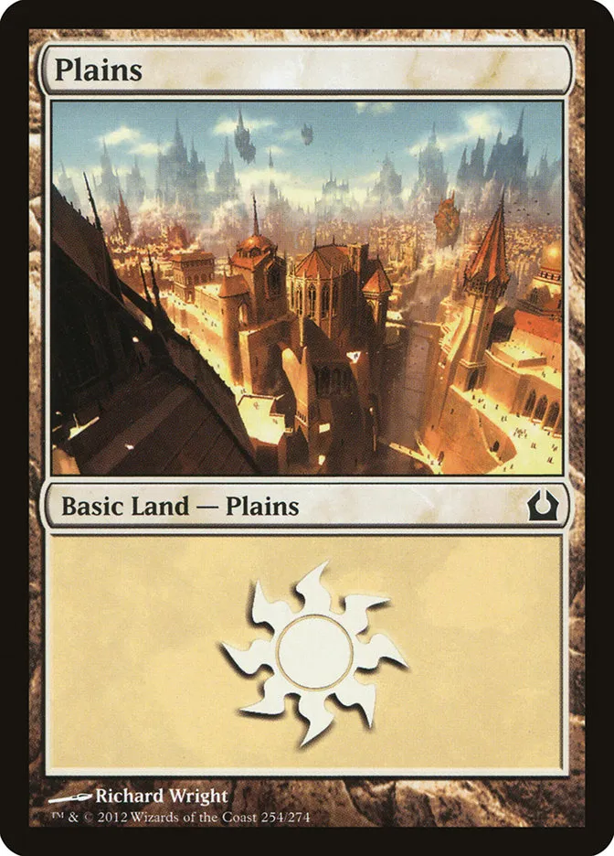 2012 Return to Ravnica Plains common #254 common card image