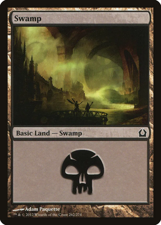 2012 Return to Ravnica Swamp #262 common card image