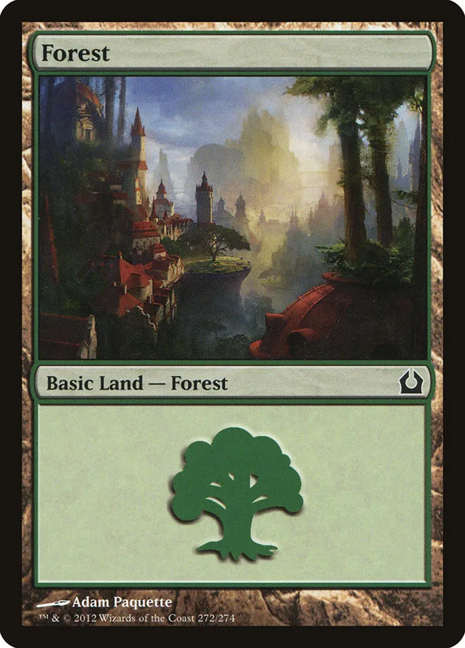 2012 Return to Ravnica Forest common #272 common card image